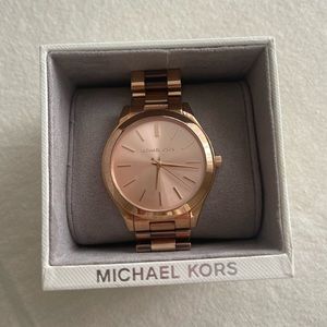 Michael Kors Slim Runway Watch- Rose gold